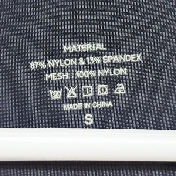 Black Lace Sleeve Bodysuit With Mesh Details & Snap Closure Size S - Picture 2 of 10